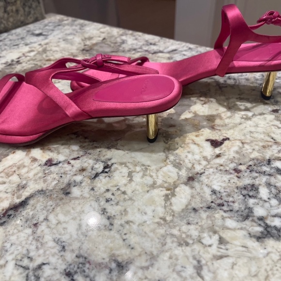 New w/out box - Vince Pink Ester Ankle Strap Sandals - Size 7M - Picture 16 of 16